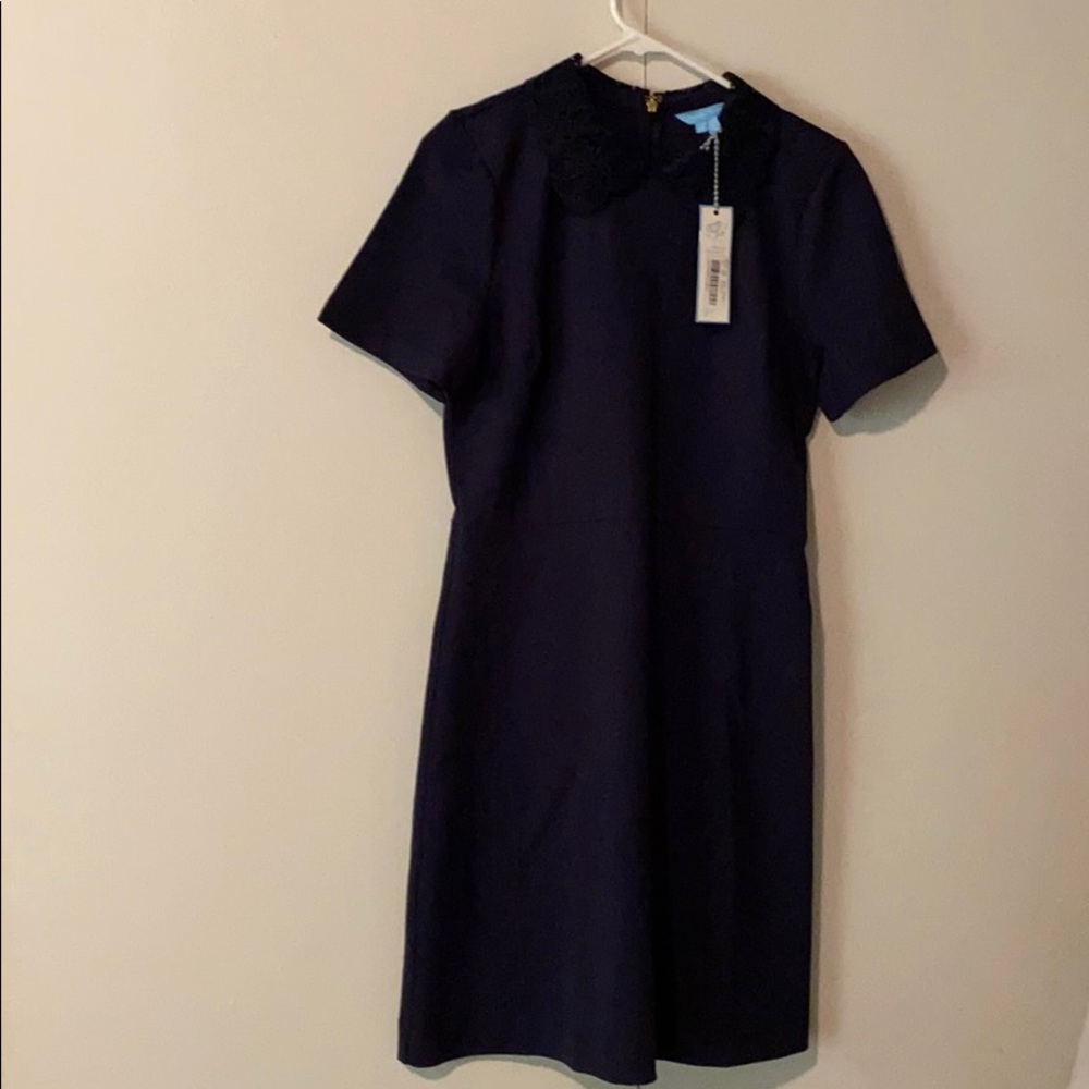 Draper James lace collar dress